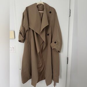 SHEIN Tan Trench Coat